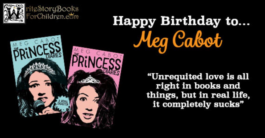 We\re wishing a very happy birthday to Meg Cabot, the brilliant writer of 