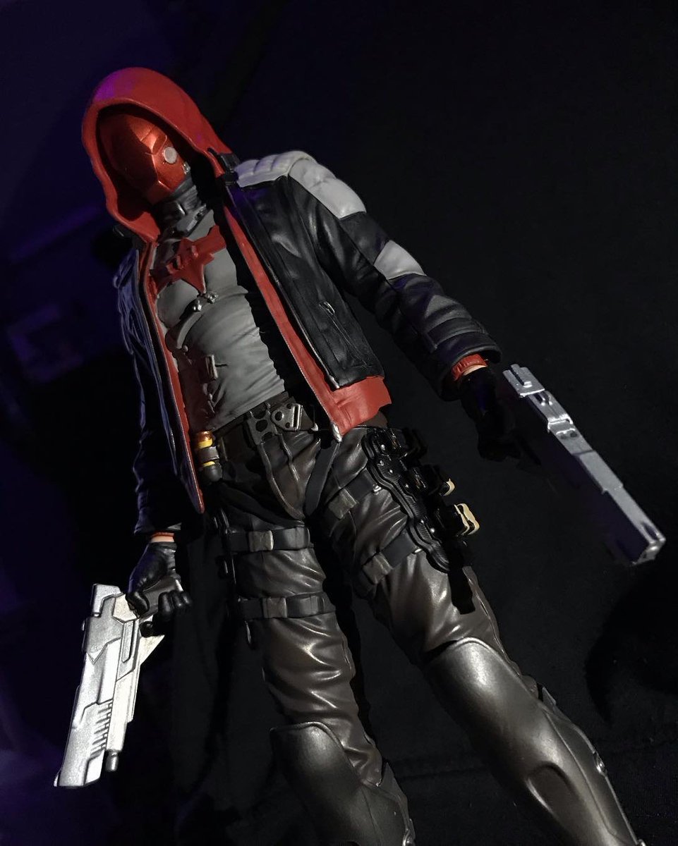 dc collectibles dc comics batman arkham knight red hood statue 30cm