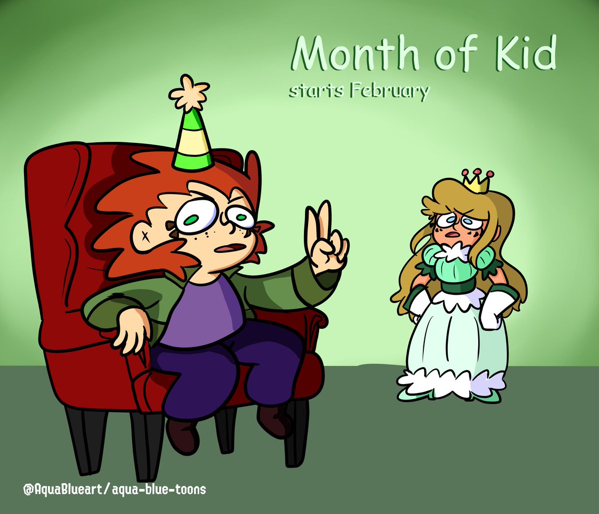 AquaBlueArt's tweet photo. In February, for me, it's not the month of love or singles awareness, It's a month of celebration. My story of #KidandtheMonsters turns 2 years old, so to me, February is the #MonthofKid. https://t.co/LuugbEwzkg