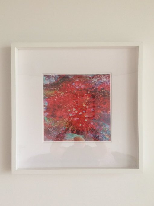 31 Days of Molly: Day 27  This year I&rsquo;ll buy more art. This sweet intergallatic piece has just made it