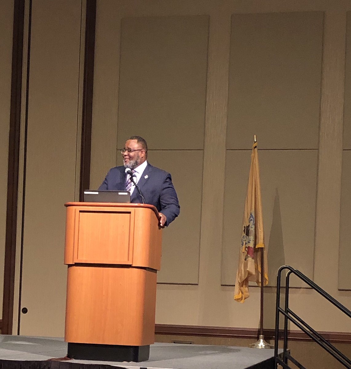 techsup12's tweet photo. @ Techspo in AC. Ed Commissioner Repollet opened the conf w/ how tech can transform education. “It’s never too early to prepare students to be knowledgeable digital citizens.” https://t.co/Nng7EWui6V