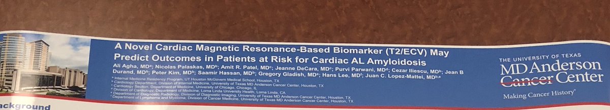 Juan Lopez-Mattei, MD (@onco_cardiology) on Twitter photo #SCMR2019 Cannot wait to share our work with you all. Great collaboration with <a href="/AmitRPatelMD/">Amit R. Patel</a> <a href="/purviparwani/">Dr. Purvi Parwani</a> <a href="/MDAndersonNews/">MD Anderson Cancer Center</a> <a href="/UChicago/">The University of Chicago</a> <a href="/LLUHealth/">Loma Linda U. Health</a> #Amyloidosis <a href="/AmyloidosisSupp/">Amyloidosis Support</a> <a href="/Amyloidosisfdn/">Amyloidosis</a> #SCMR2019 Cannot wait to share our work with you all. Great collaboration with <a href="/AmitRPatelMD/">Amit R. Patel</a> <a href="/purviparwani/">Dr. Purvi Parwani</a> <a href="/MDAndersonNews/">MD Anderson Cancer Center</a> <a href="/UChicago/">The University of Chicago</a> <a href="/LLUHealth/">Loma Linda U. Health</a> #Amyloidosis <a href="/AmyloidosisSupp/">Amyloidosis Support</a> <a href="/Amyloidosisfdn/">Amyloidosis</a>