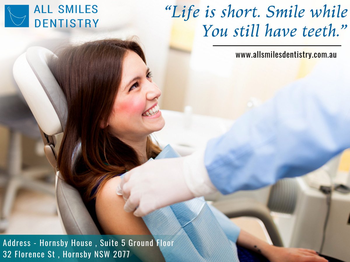 All Smiles Dentistry (DentistHornsby) Twitter