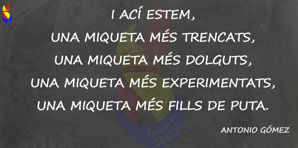 LAMASCH's tweet photo. Ací estem. https://t.co/oZheyf4mds