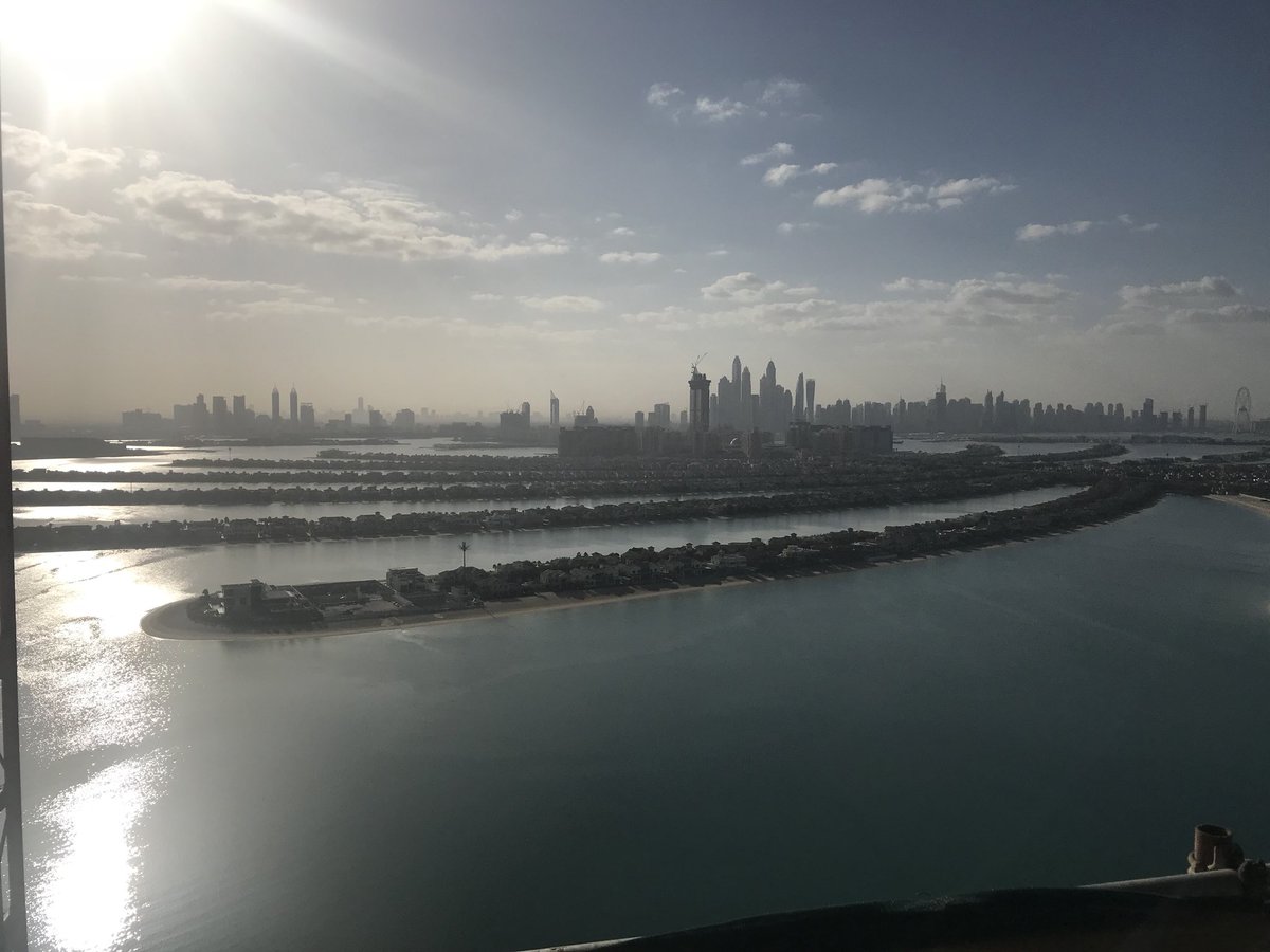 PaulTDoherty's tweet photo. Great to see The Royal Atlantis taking shape - fantastic views of the Palm Jumeirah from the top of the residential tower ! @fgouldconnect @SNCLavalin  @atkinsglobal https://t.co/tUGaOb34PK