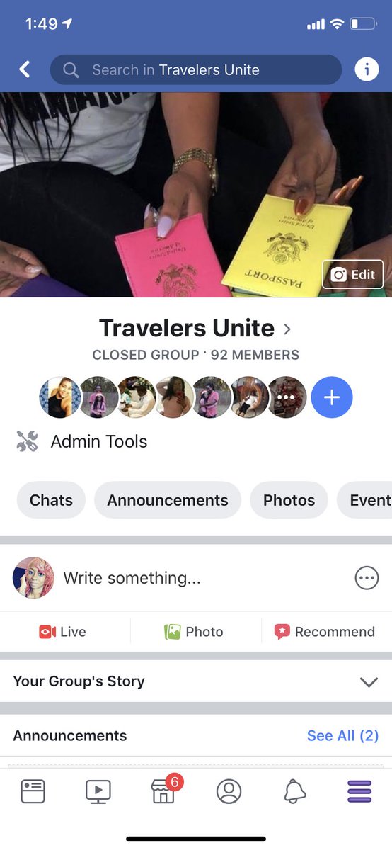 TheChelleAlexis's tweet photo. So I started a travel networking group on Facebook.. Go add it if you want to make some money moves with ya girl!! ๐ฐ๐ช๐พ๐ฏ๐๐ฉ๐ข๐บ ๐ณโจ#SecuringTheBagTOGETHER #WeAllEating #WeAllLiving #NetworkingIsEverything https://t.co/O1nGZFyWte