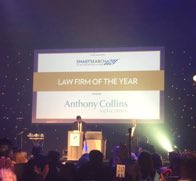 Fabulous to win Law Firm of the Year last night at #MLAwards19 - our #socialpurpose helps spur us on to support our clients improve lives 👏