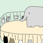 ゆるカワな世界wゾウから見た動物園ってこんな感じ？