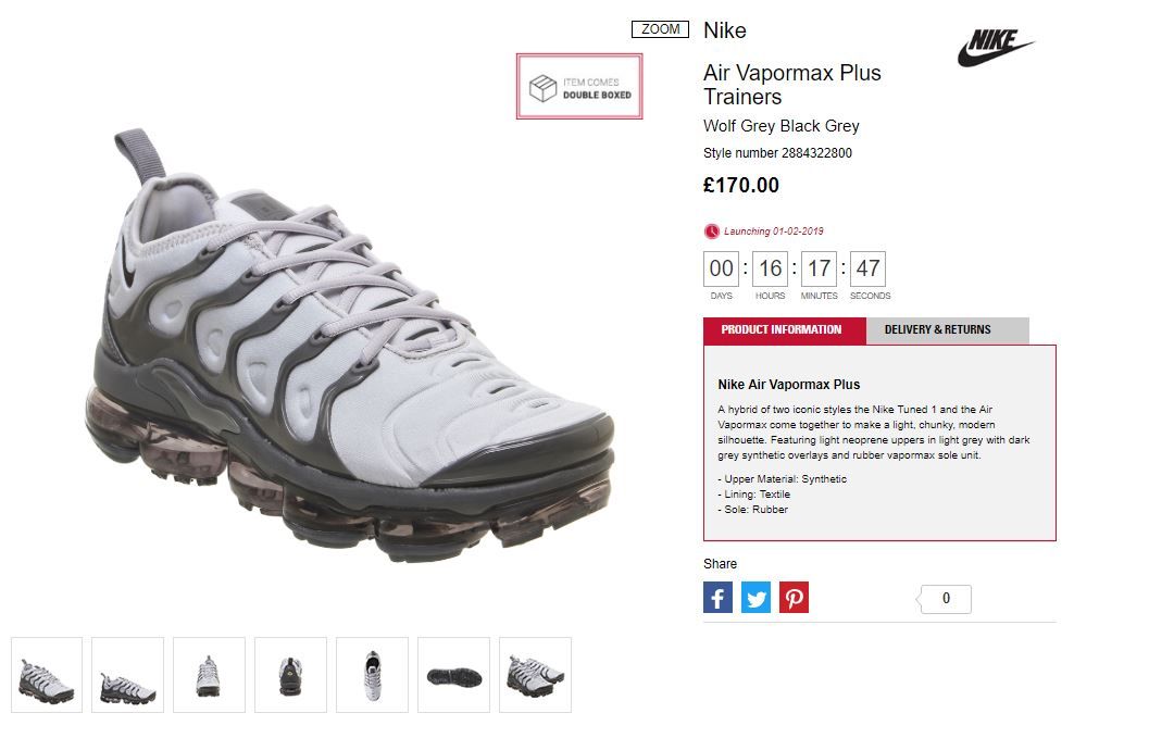 offspring vapormax plus