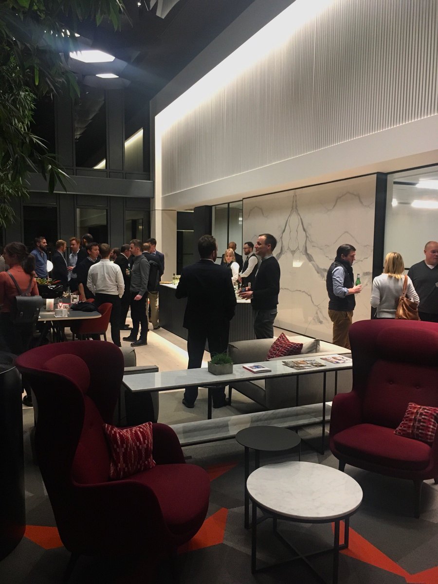 It was great to see the office of <a href="/HughJamesLegal/">Hugh James</a> still looking spotless at the <a href="/BCO_UK/">British Council for Offices</a> <a href="/BCO_NextGenSW/">BCONextGen SouthWest</a> tour last night. Very proud to have been part of creating such a beautiful space <a href="/HarmsenTS/">Harmsen Tilney Shane</a>