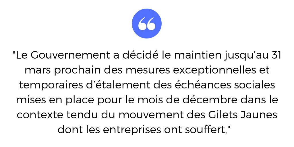 <a href="/ccifrance/">CCI France 🇫🇷🇪🇺</a> et les #CCI sont mobilisées au quotidien dans les #territoires aux côtés des #commerçants et des #entreprises qui souffrent de l'impact du mouvement des #GiletsJaunes. Le #gouvernement annonce des mesures exceptionnelles et temporaires. <a href="/Economie_Gouv/">Ministère de l'Économie et des Finances</a> <a href="/AgnesRunacher/">Agnès Pannier-Runacher 🇫🇷🇪🇺</a>