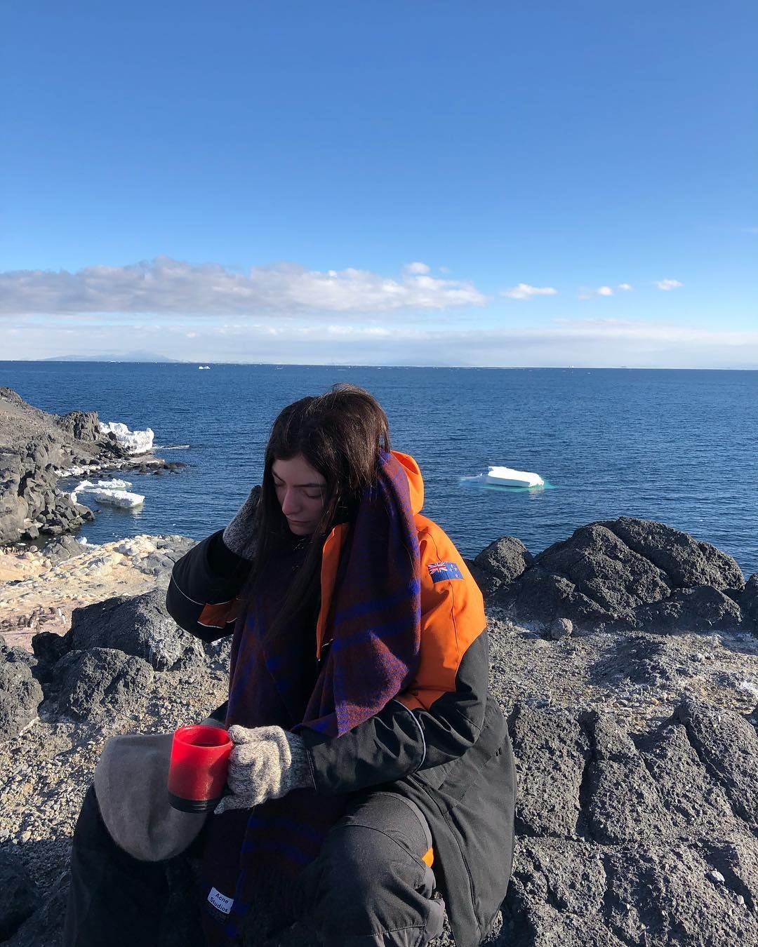 Lorde fix ? BlackLivesMatter on Twitter: "New pics from Lorde's Antarctic  adventure, shared by her friend Harriet… "