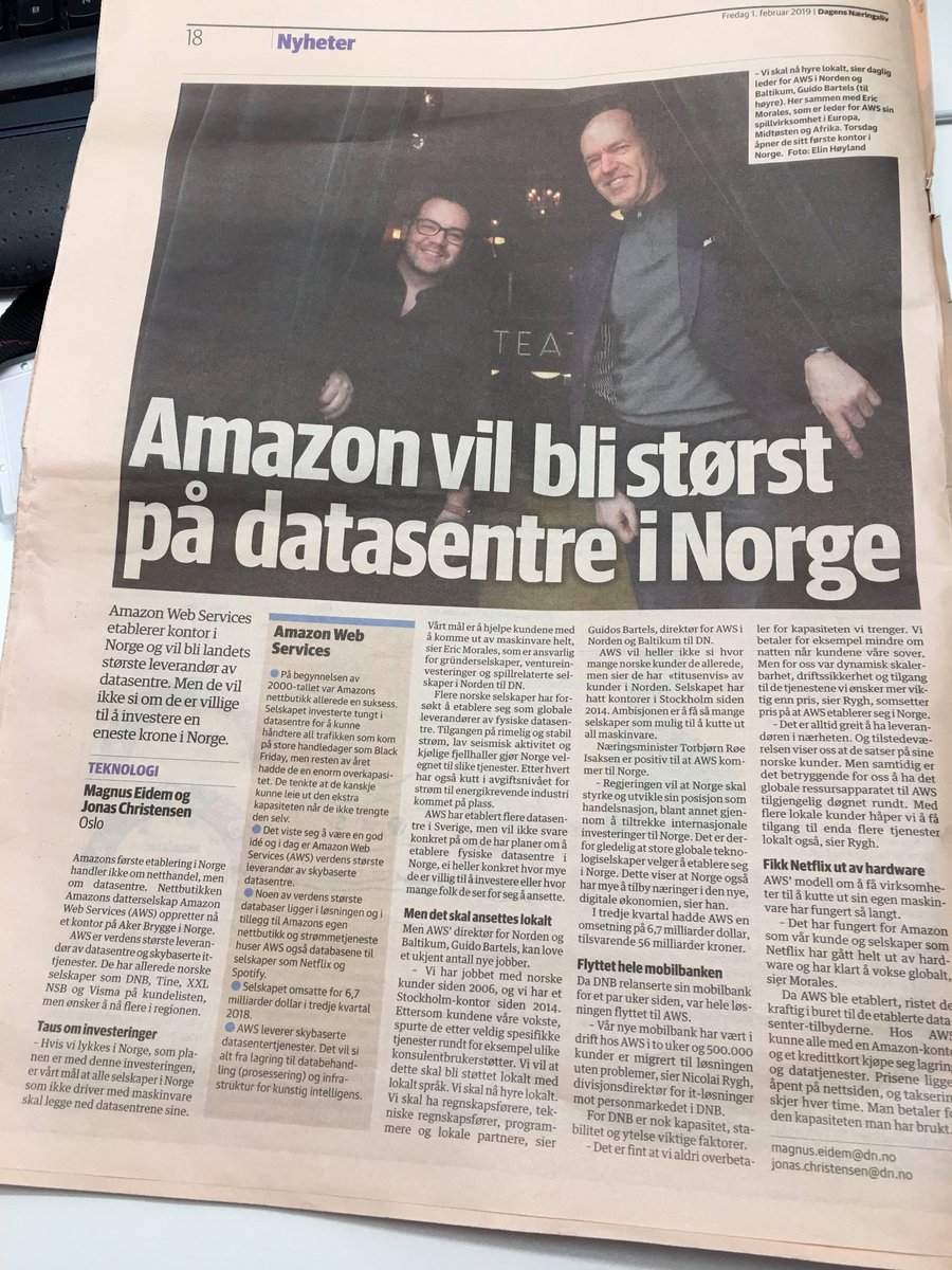 Welcome to #Bergen #Norway  ⁦<a href="/awscloud/">Amazon Web Services</a>⁩. We have interesting #DataCenter locations. greenbyte.no. Come visit us! ⁦<a href="/Investinbergen/">Investinbergen</a>⁩ #oceanindustries