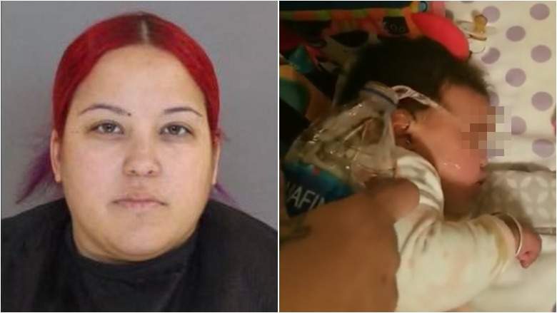 Virale Facebook: Mamma getta Acqua in faccia alla figlioletta mentre dorme,arrestata per maltrattamenti.