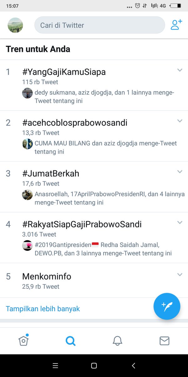 Ramaikan lagi ..gaspoll

#YangGajiKamuSiapa 
#AcehCoblosPrabowoSandi 
#RakyatSiapGajiPrabowoSandi