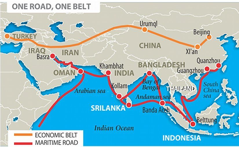 China's Belt and Road Initiative.