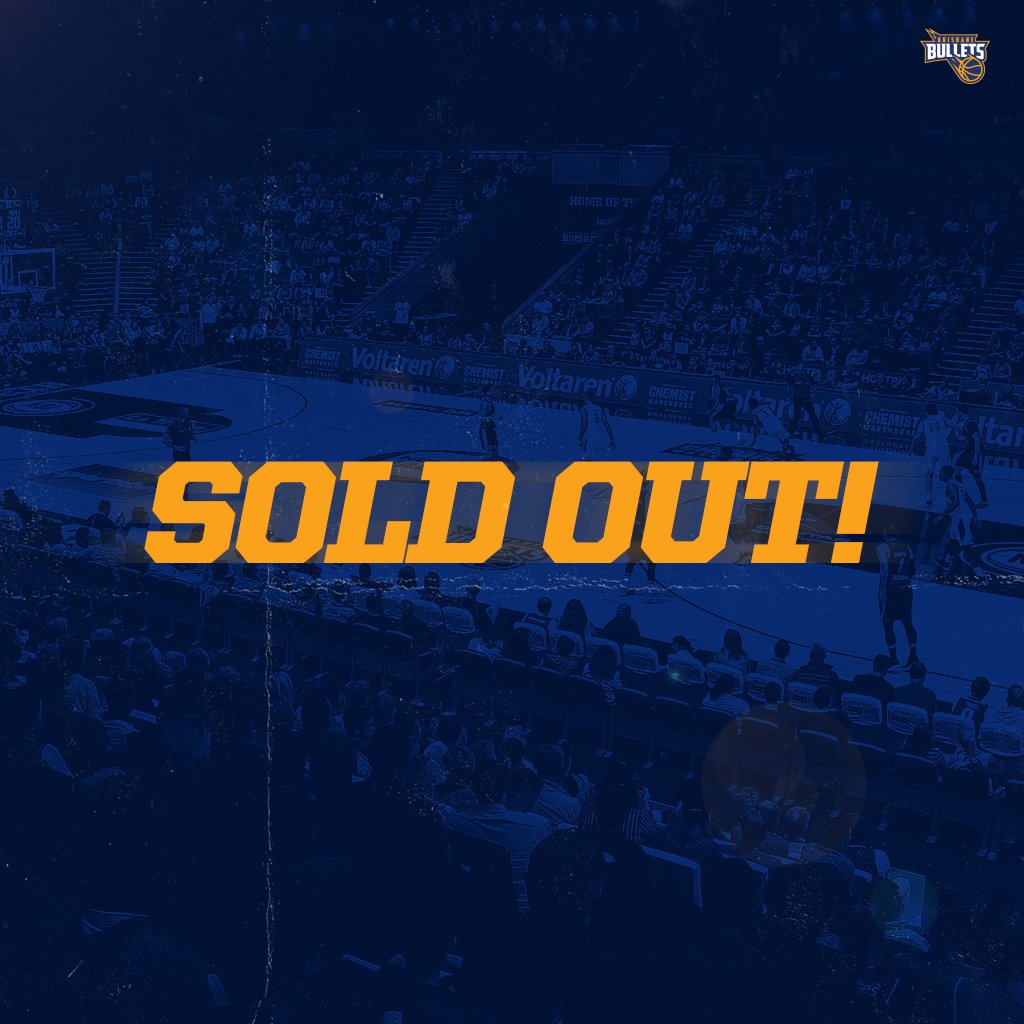 BrisbaneBullets's tweet photo. Tonights defining game against the Sydney Kings is now SOLD OUT! #ForeverBullets https://t.co/4Y2q7dooZQ