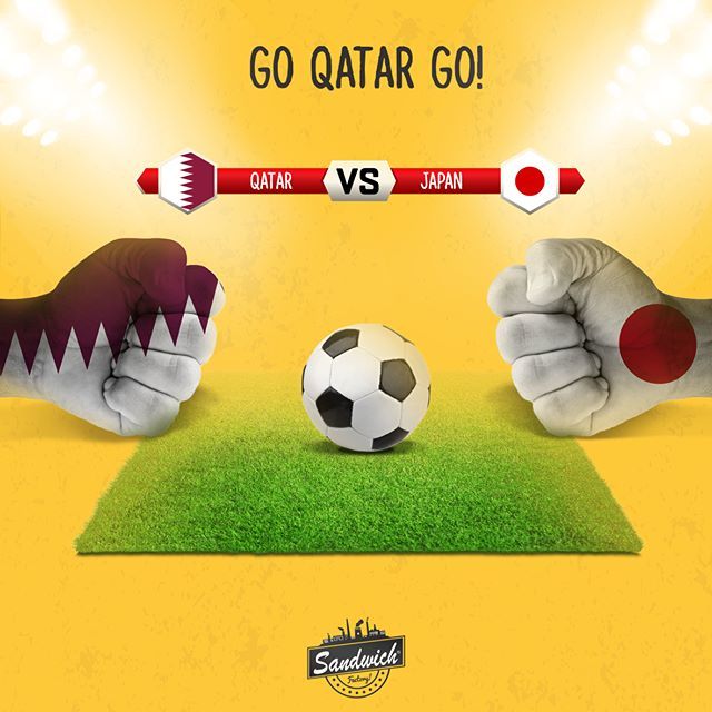 SF_Doha's tweet photo. The most anticipated finale! ⚽
Qatar VS Japan.
Don't miss the game today at 5 PM!
#foodporn #foodie #livelovefood #food #foodstagram #atyabsandwich #wedesigntaste #sfdoha #sandwichfactory #gatemall #Doha #Qatar https://t.co/gtmS263BKi https://t.co/WfkTIBDFWk