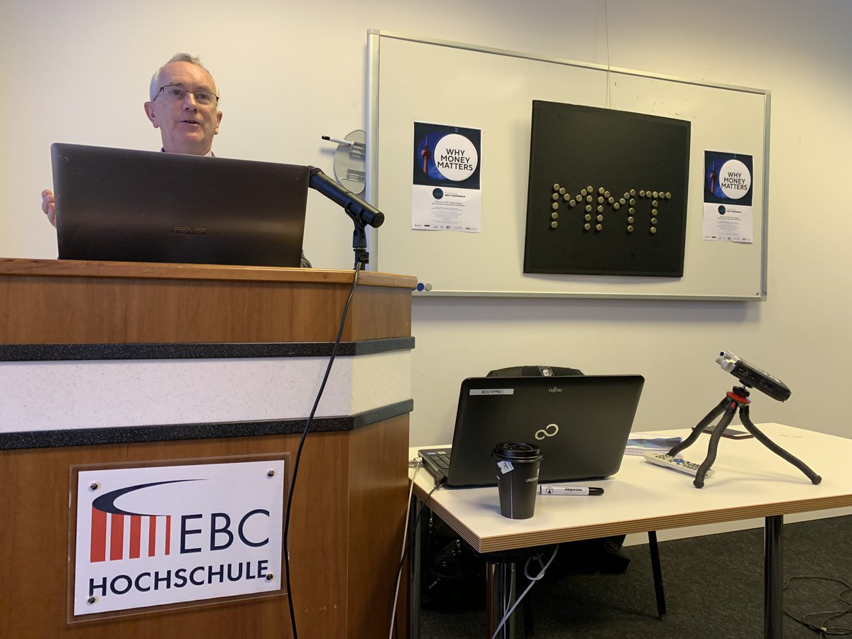 #MMT19 in Berlin has started - Steve Keen talks about the creation of bank deposits: