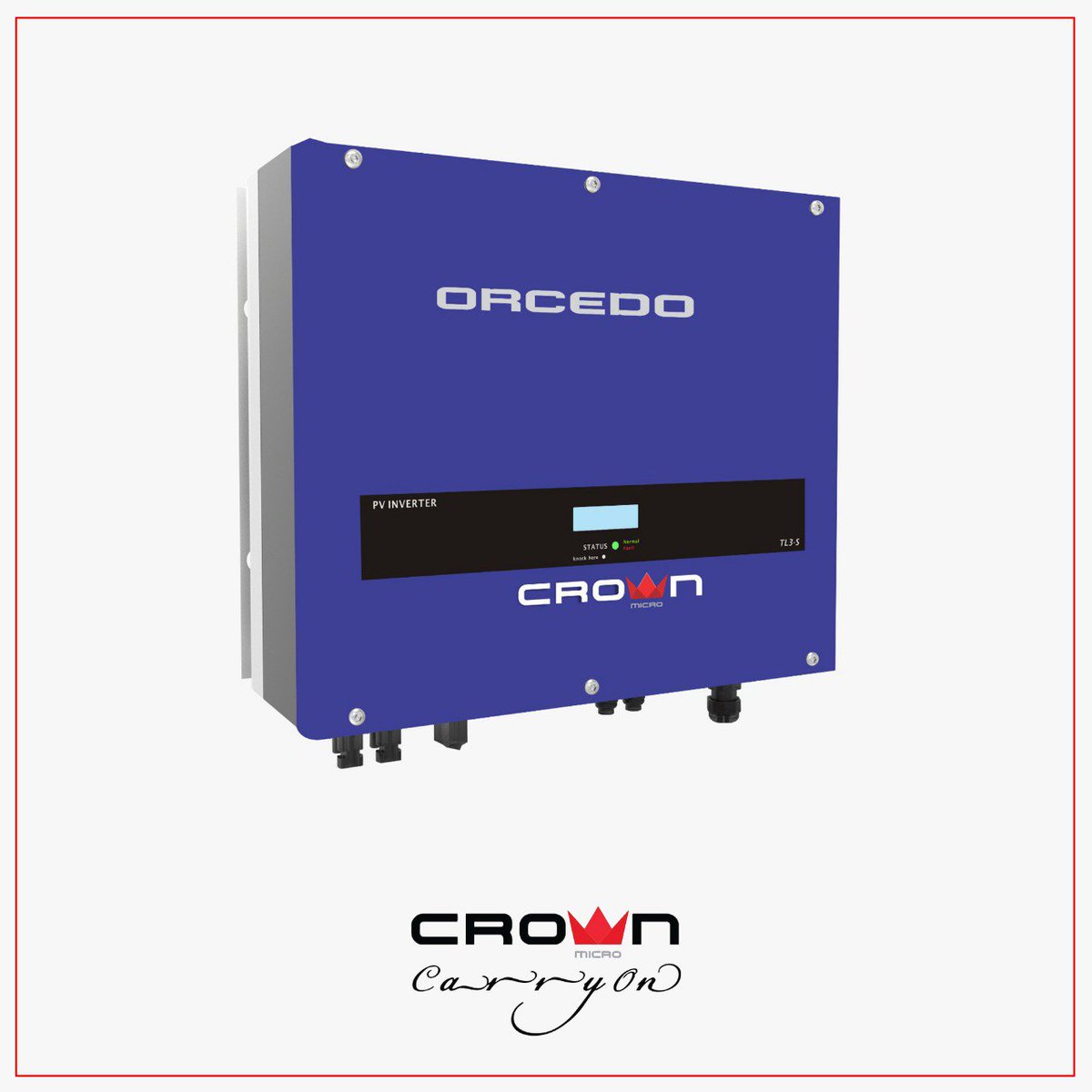 CrownPakistan's tweet photo. Buy new Orcedo PV Inverter and diminish all your power supply woes....

Order Online: https://t.co/dv0PVNhl1O 

#FridayThoughts  #PakistanAt100 #technology https://t.co/5CGM3vSJ3o