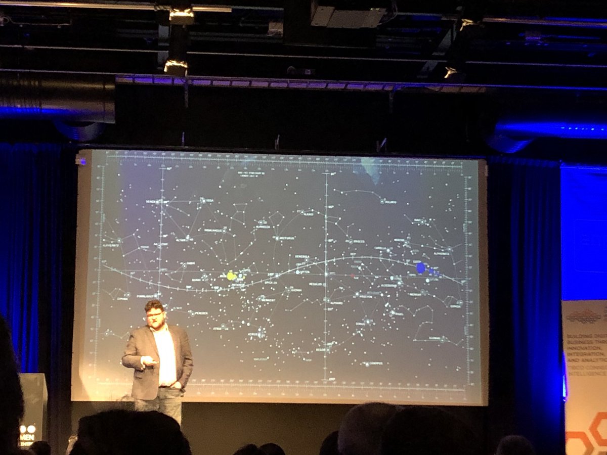 lundbergarna's tweet photo. @TIBCOs Rob Zazueta being a star and talking about the stars beyond the cloud! #enfo #IntegrationDays https://t.co/qL1IzGrTUi