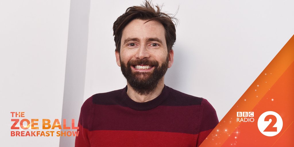 David Tennant on The Zoe Ball Show on BBC Radio Two - Friday 1st February 2019