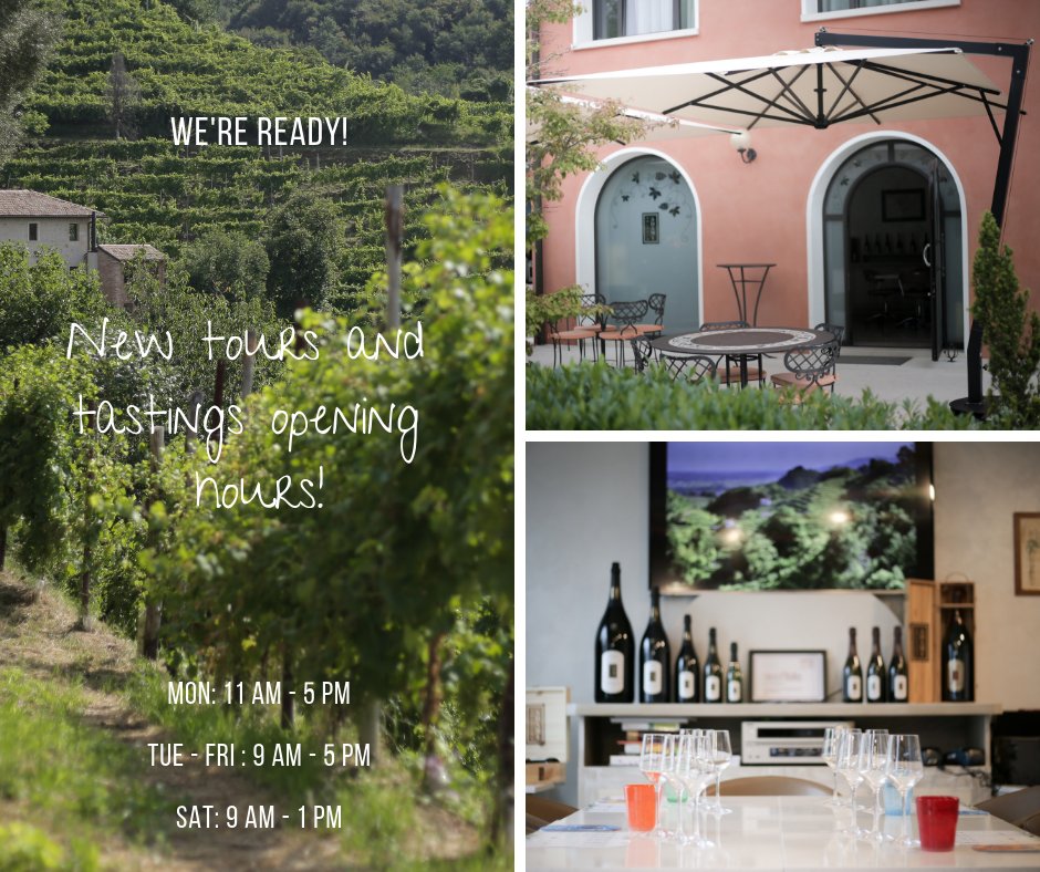 News!!
We have new opening hours for our #wineshop and #tastingroom!

👇🏻👇🏻👇🏻