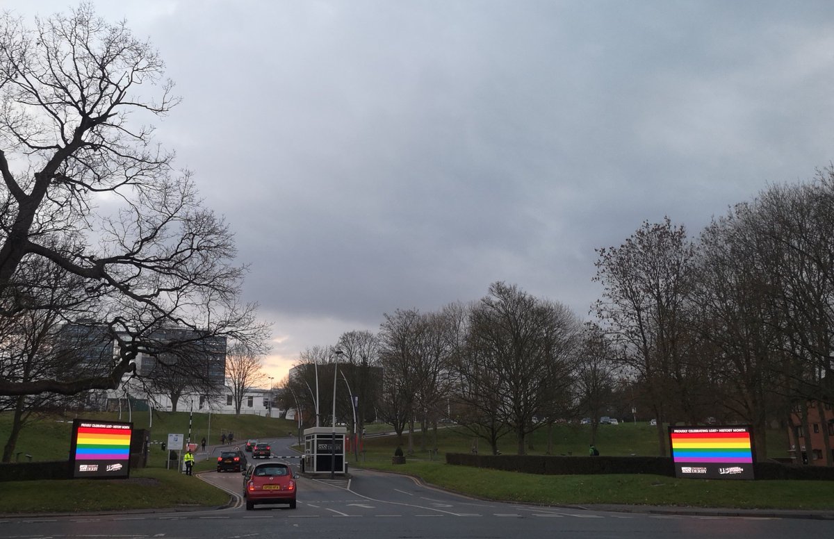 A good strong rainbow flag is a good start to any day 🌈 proud to be part of a university that supports and promotes inclusivity <a href="/DerbyUni/">University of Derby</a> <a href="/derbyunistudent/">Derby Uni Students</a> <a href="/DerbyUnion/">Union of Students</a> #LGBTQHistoryMonth #proud #everypersonmatters