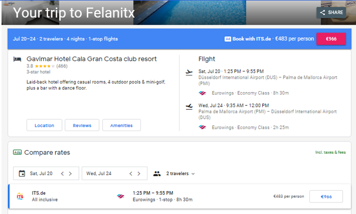 Peakwork On Twitter Der Touristik Boosts Metasearch Sales For Dertour Its Jahn Reisen And Meiers Weltreisen Via Peakwork Connectivity Many Hotel And Package Offers Are Already Available On Google Kayak Tripadvisor And