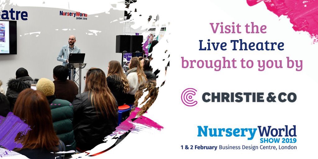 Christie & Co Childcare & Education (@childcareccouk) on Twitter photo Our childcare experts are at the <a href="/nurserywrldshow/">Nursery World's Big Day Out</a> 2019 in London today. We are pleased to be sponsoring the Live Theatre at the show and share the key points of our Business Outlook 2019 report. Come and say hello to the team at stand B24 👋 Our childcare experts are at the <a href="/nurserywrldshow/">Nursery World's Big Day Out</a> 2019 in London today. We are pleased to be sponsoring the Live Theatre at the show and share the key points of our Business Outlook 2019 report. Come and say hello to the team at stand B24 👋
