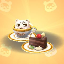 HappyNana007's tweet photo. 紙粘土でミニチュアのジュンくんのショコラなケーキセット作ってみました🍫✨

クオリティ低くてすいません( ˊᵕˋ ;)💦
#ミニチュアフード
#ポケ森 https://t.co/xiucuacQ6h