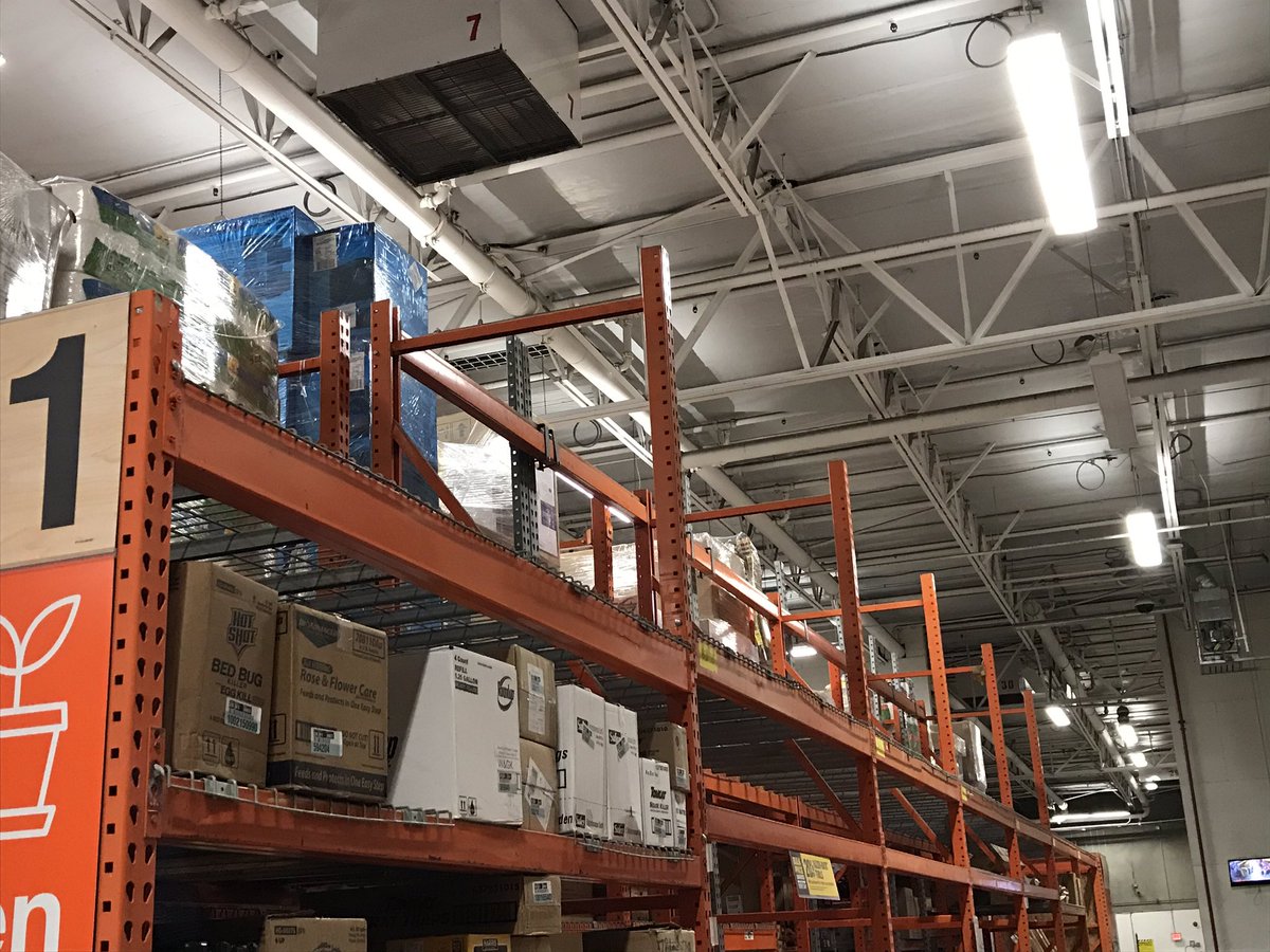 Overhead pre-org in Garden and bay directed packdown in Hardware