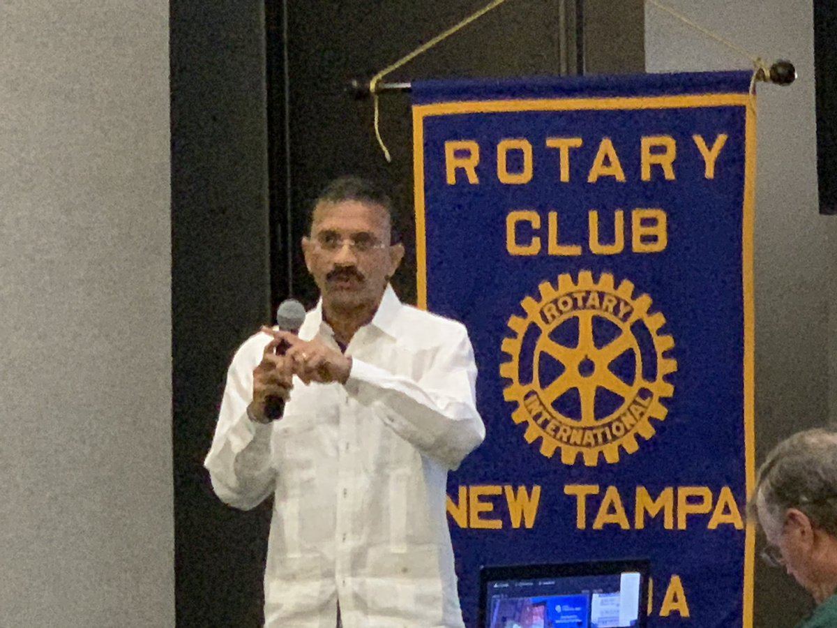 RamkRamkr's tweet photo. A very appreciative audience at the Rotary Club of New Tampa 🙏 https://t.co/SzXxJx9sb6