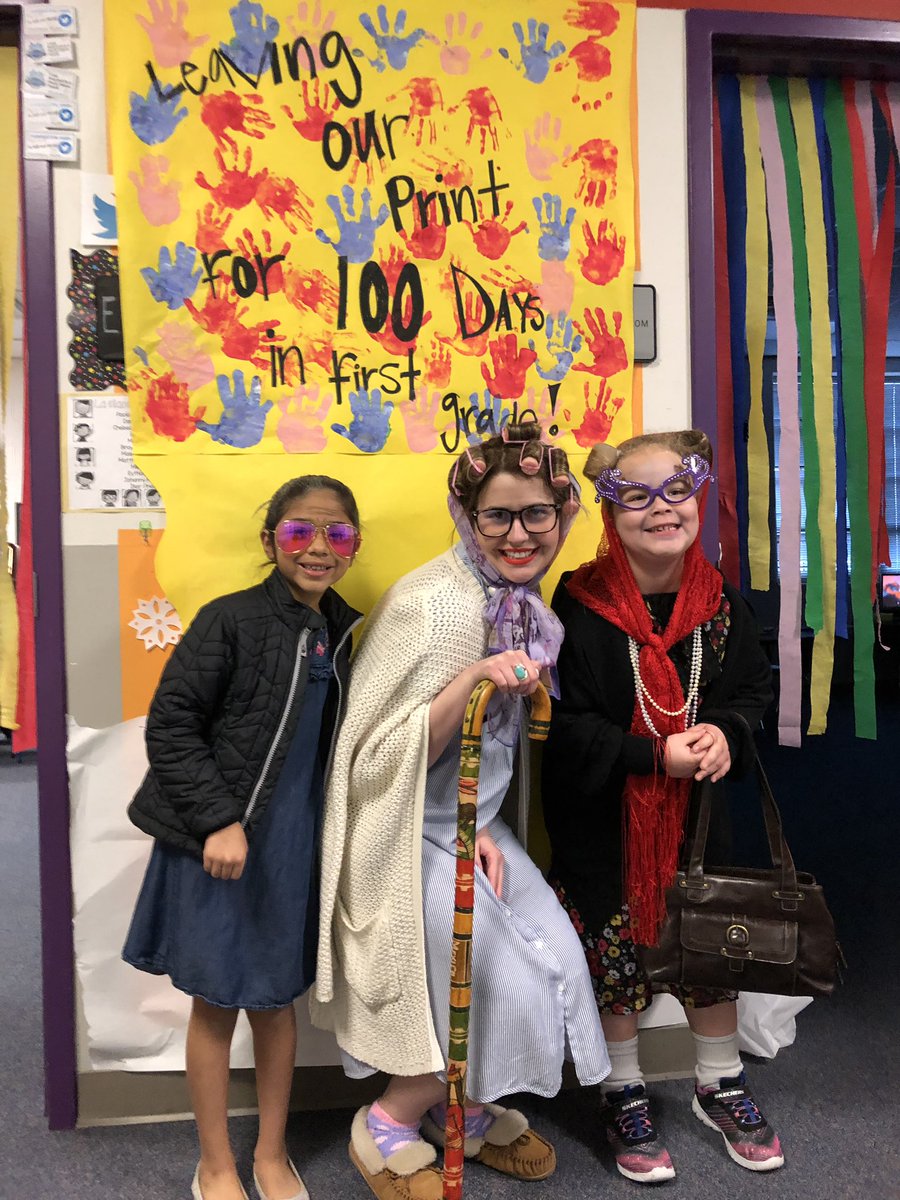 We made it to 100 days in first grade! #finchfalcons