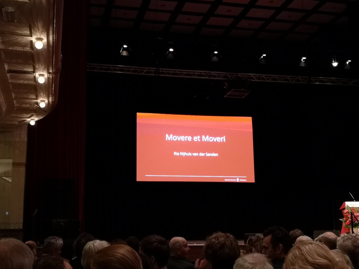 Klaar voor de afscheidsrede van onze hoogleraar Prof. dr. Ria Nijhuis-van der Sanden!!! #kngf