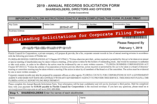 BridgehouseUS's tweet image. Secretaries of State Warn Businesses about Misleading Requests for Corporate Filings for 2019, multiple Secretaries of State have notified businesses to be aware of scams for more information please visit: ow.ly/vlhL30nxEvS #FridayFeeling #Avoidscam #TaxSeason