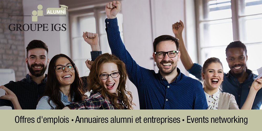 #Réseauter avec d’autres #alumni, être informé des événements à venir, accéder à  l’annuaire des entreprises partenaires… toutes ces possibilités et bien d’autres encore vous sont offertes par Groupe IGS alumni. #networking bit.ly/2S4UaRZ?utm_so…