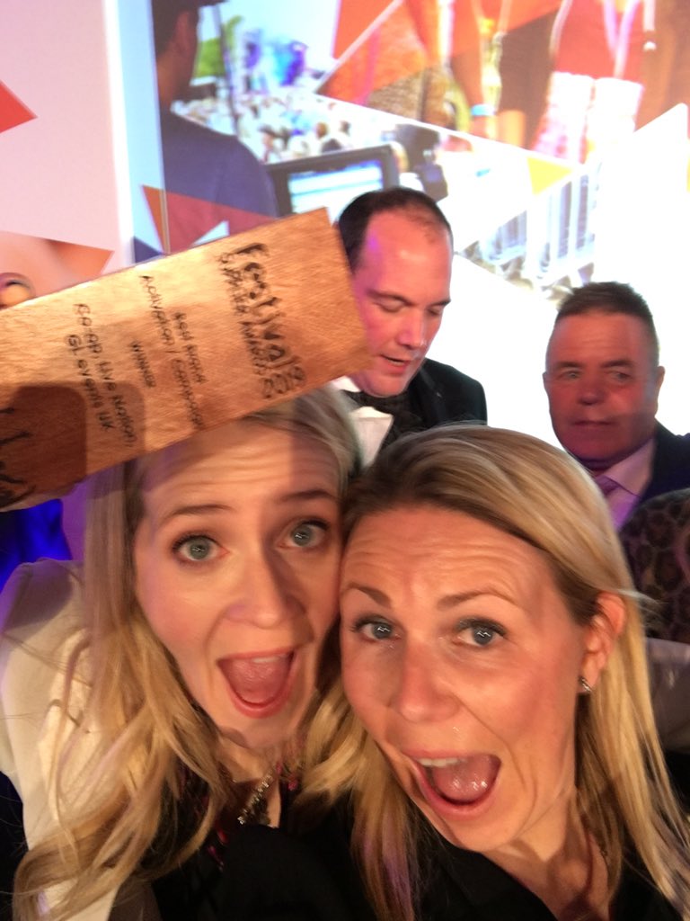 Edith and I mildly thrilled for all those colleagues who helped Coop win best brand activation/campaign at the festival awards last night. Magic and Sparkle ✨