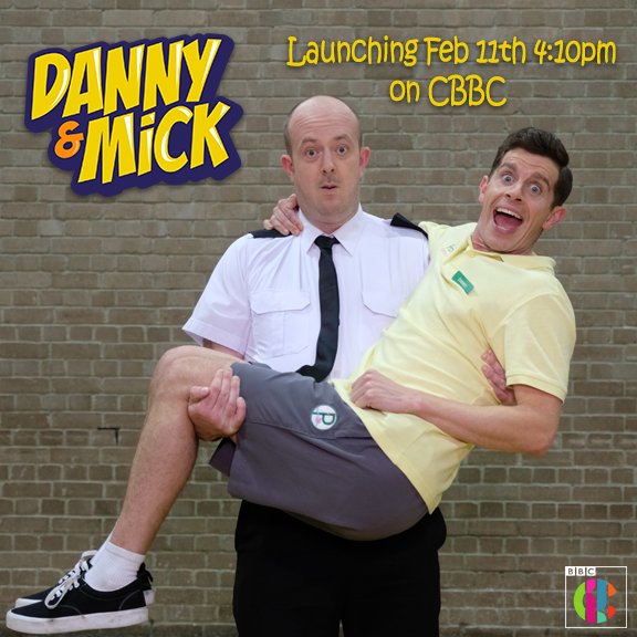 DannyandMick's tweet image. Can't wait for the funniest, silliest @cbbc show ever to start on Monday 11th February @DannyAdams007 @MrPotts #dannyandmick