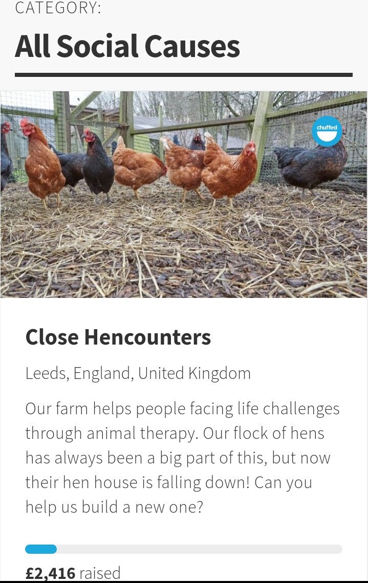 Look who's campaign is featured on the <a href="/Chuffed/">Chuffed</a> front page this morning! 🐣 #FridayMotivation