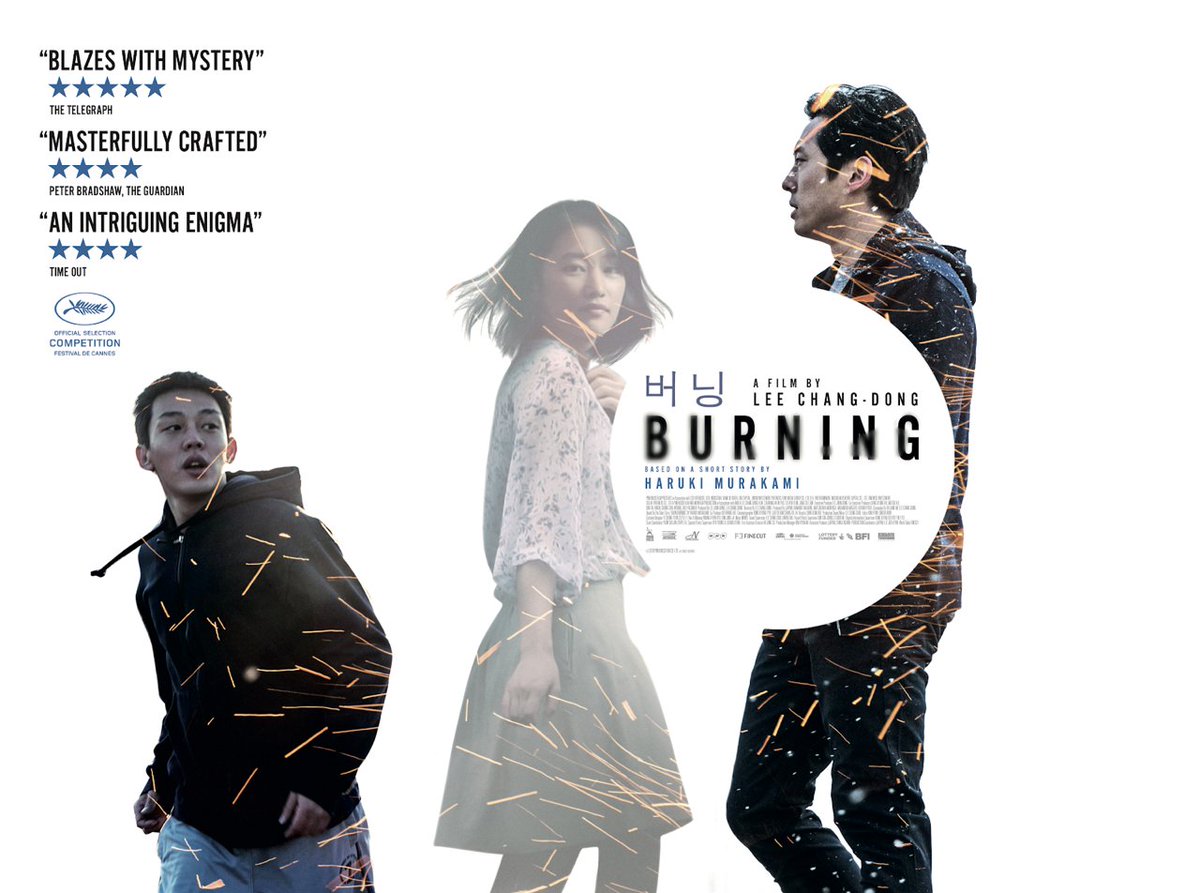 HanmiGallery's tweet image. #ThisWeekend don’t miss the sublime mystery thriller #BURNING by South Korean director Lee Chang-dong | Coming to cinemas all across the UK! 

Find a screening via bit.ly/2FYMxpD