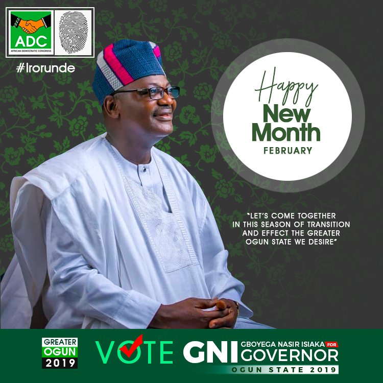 gboyeganisiaka's tweet photo. I urge the good people Ogun state to embrace the African Democratic Congress (ADC) as the vehicle that will engender the Greater Ogun State agenda of making life more abundant for all. https://t.co/YZocU5TGXW