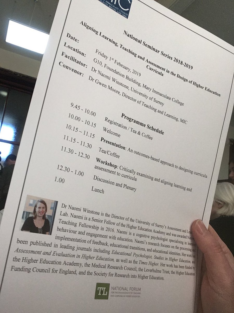 gwenmooremusic's tweet photo. Great start to @ForumTL #nfseminar with @DocWinstone @CTLMIC @MICLimerick https://t.co/GF3gW2Fbnm