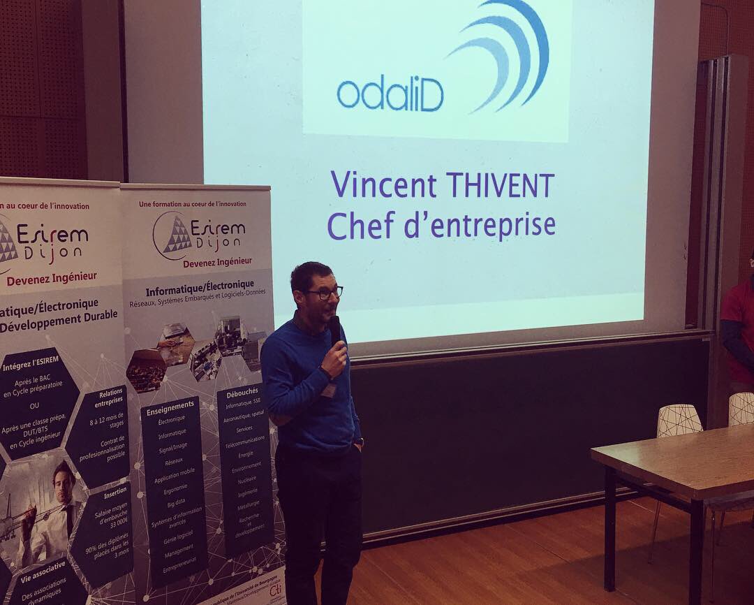 EsiremDijon's tweet image. Lancement de notre @Web_Cup avec la présentation de nos partenaires @SopraSteria_fr @ODALID @InformatiqueBP @ymag_sas @AERBFC @atolcd @Shadow_France @Groupe_Urgo @BFCnum @bfc_region #developpement #web @univbourgogne