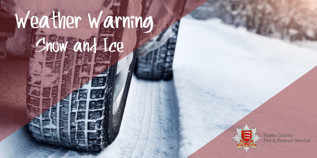 With even more weather warnings and snow and ice forecasted ❄️ make sure you stay safe on our roads, especially in our rural communities where conditions can be worse. For up to date info follow: <a href="/metoffice/">Met Office</a> <a href="/essexhighways/">Essex Highways</a> <a href="/Essex_Travel/">Essex Travel News</a> <a href="/EssexPFCC/">EssexPFCC</a> <a href="/ECFRS/">Essex Fire Service</a> @CPTBraintUttles <a href="/BJH251/">Chief Constable BJ Harrington QPM - Essex Police</a>
