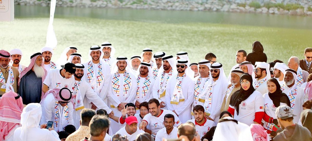 RAKmediaoffice's tweet photo. The @WorldGamesAD #WalkUnified event has been launched in Wadi Shawka to support the Special Olympics World Games 2019. The launch on Thursday evening involved both disabled people and others from across the region. #UAEHostsTheWorld
#HostTownRAK @MOCDUAE https://t.co/2lrB9AJMh1
