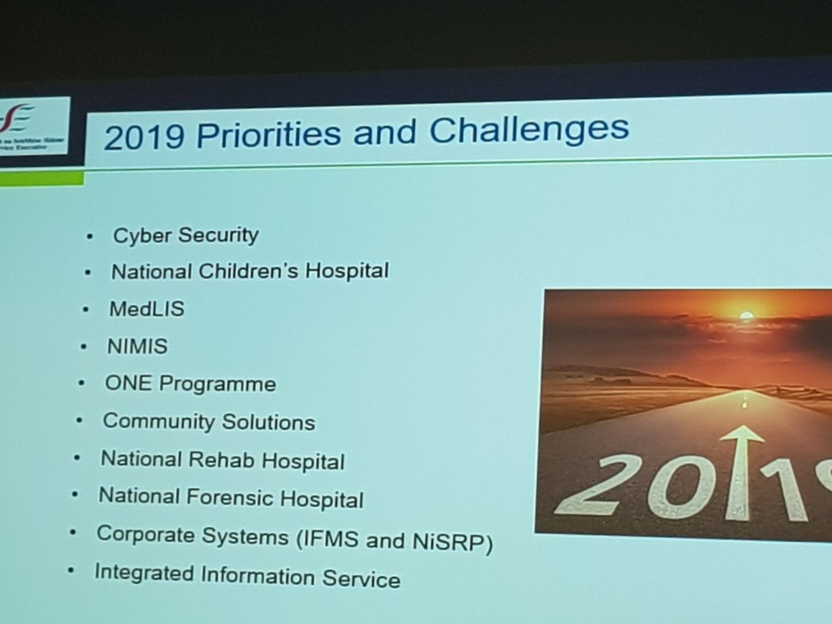 2019 priorities and challenges for Irish healthcare identified by interim CIO Fran Thompson #ehealth4all