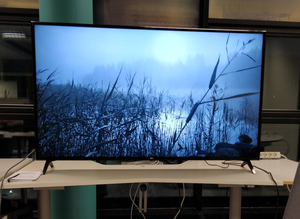 DjRomyFi's tweet photo. Building up a new cyber security lab is an interesting job. I ordered "cheap 4K" display and I think something went wrong. I think I should have define the size of the display.
#TurkuAMK #CyberTestLab #SaloIoTCampus https://t.co/a7URBwlyNS