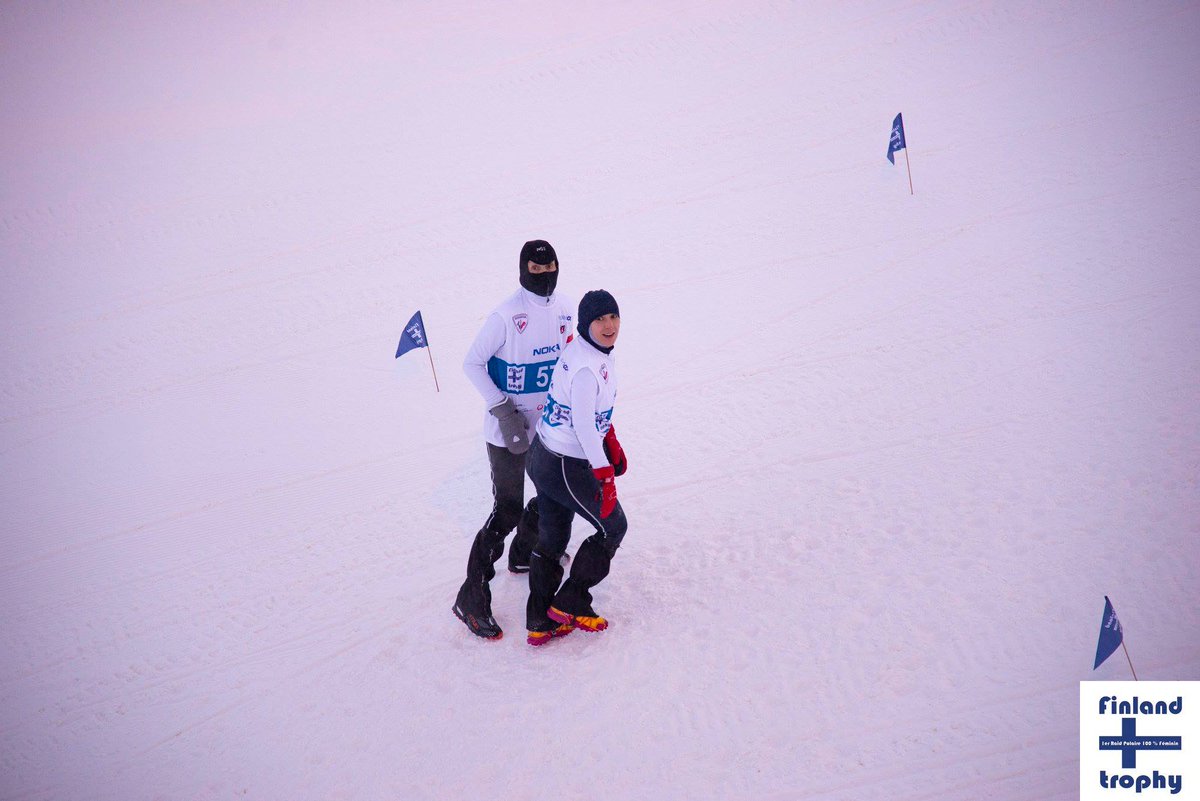 FTSofrilog2019's tweet photo. 3ème et dernière épreuve. Les 4,8 kms de ski de fond en relais (2x4 boucles de 600m) et parcours d'obstacles (mur de neige, filet, mini kart...) ⛷️❄️👟 @finlandtrophy @sofrilog @keepabreast #finlandtrophy #finlandtrophy2019 https://t.co/RYOqX2eXAm