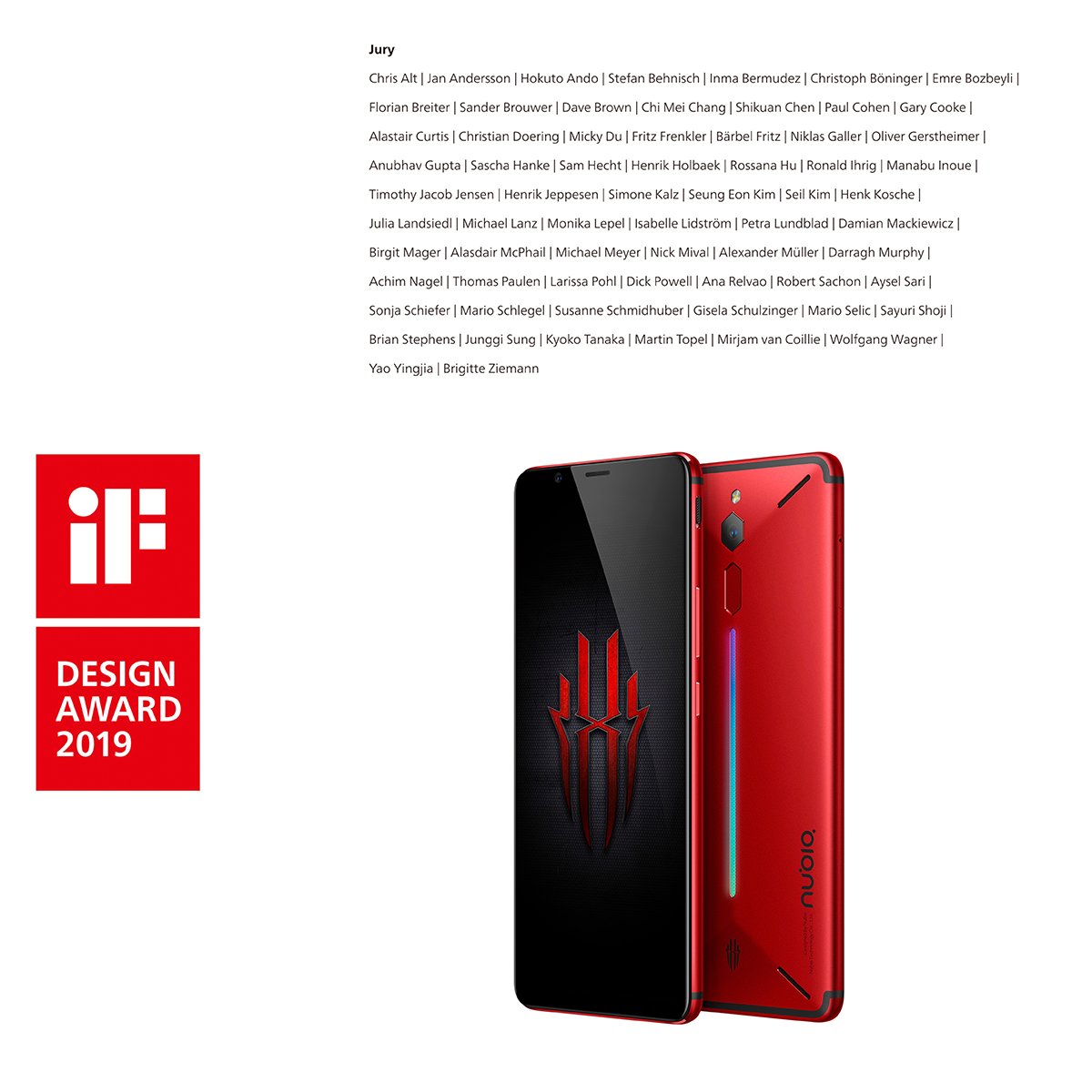 RedMagicIN's tweet image. iF International Design Forum presented Red Magic with a design award, also known as the 'Oscar of product design'. We thank the @iFDESIGNAWARD team and jury for this great honour!

Kudos to Team @redmagicgaming for this great achievement!

#RedMagic #TheRealGamePhone #IFDesign